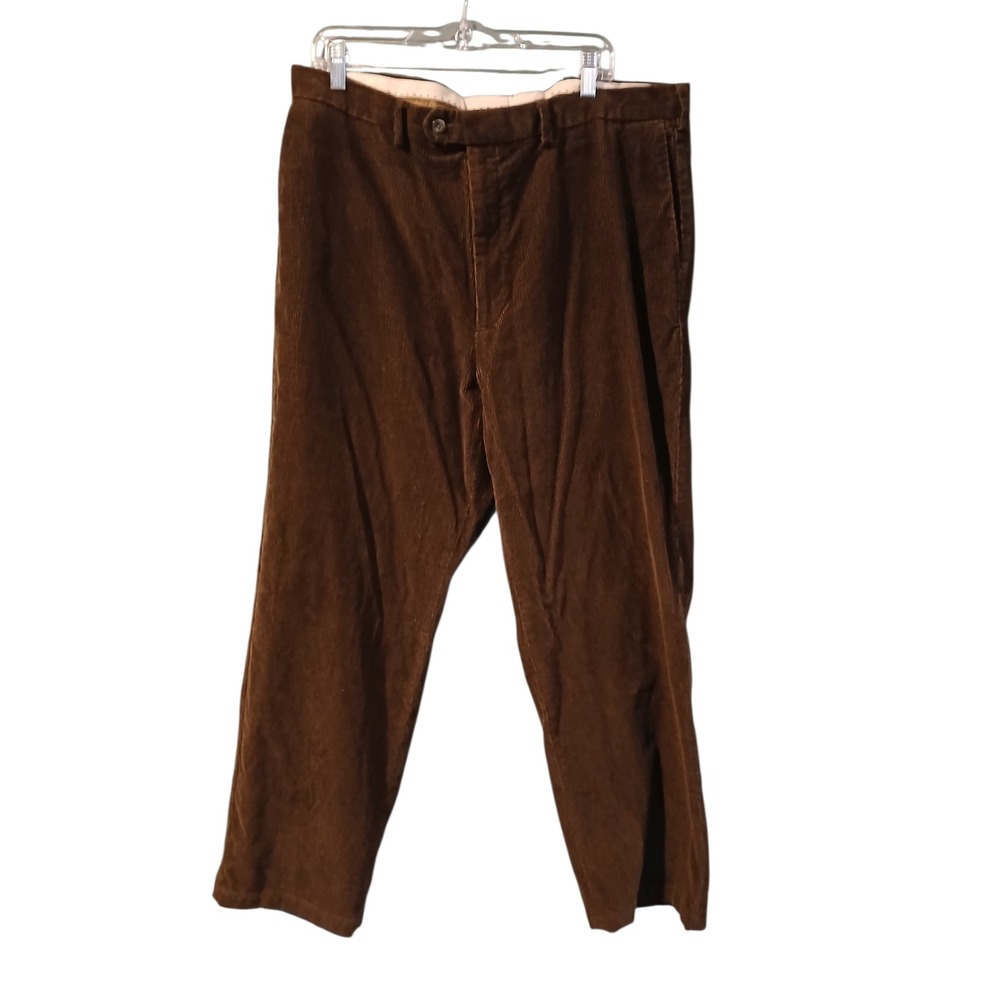 Savane Select Edition Mens Brown Corduroy Pants 100% Cotton 40x30 Earth